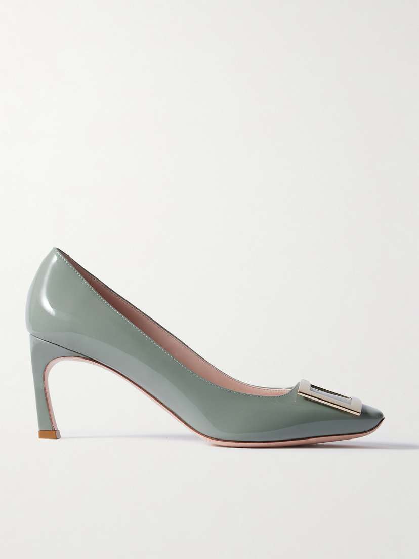 Roger Vivier Belle Vivier Trompette 70 Patent-leather Pumps