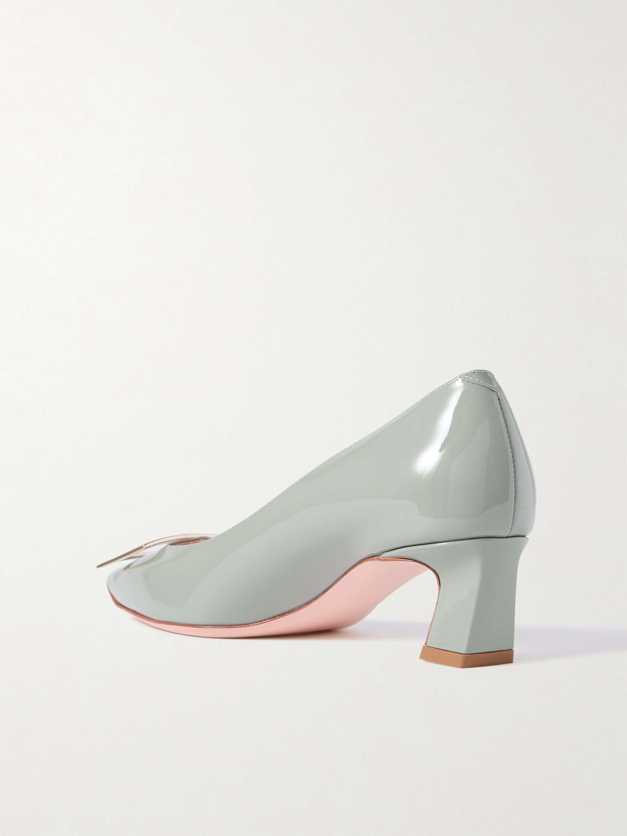 ROGER VIVIER Belle Vivier Trompette patent-leather pumps