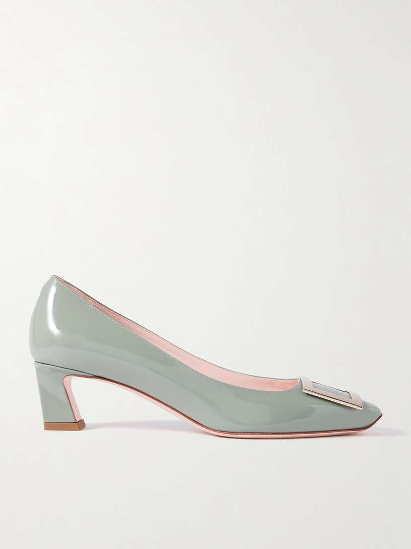 Roger Vivier Decollete Trompette 45 Patent-leather Pumps