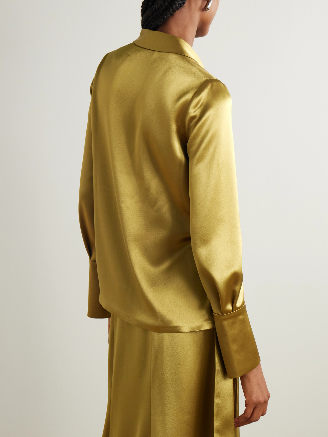 GALVAN DETOUR SATIN SHIRT