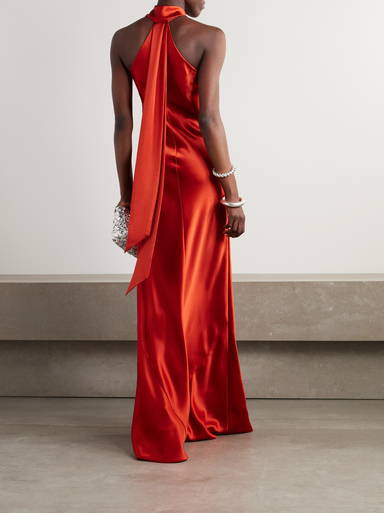 GALVAN PANDORA SATIN GOWN