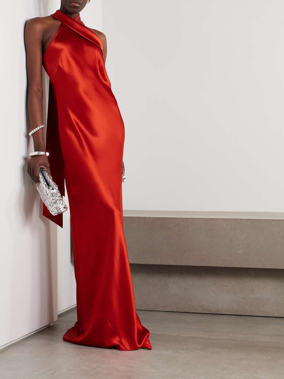 pandora satin gown