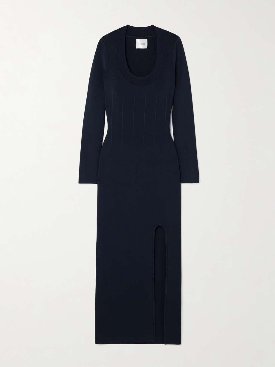 atalanta stretch-knit midi dress