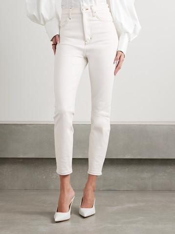 FRAME + Carolina Herrera The Taper high-rise skinny jeans