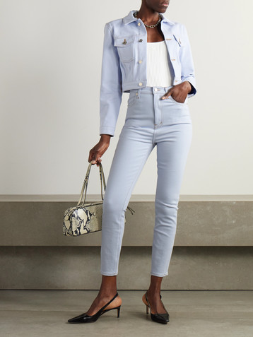 FRAME + Carolina Herrera The Taper high-rise skinny jeans