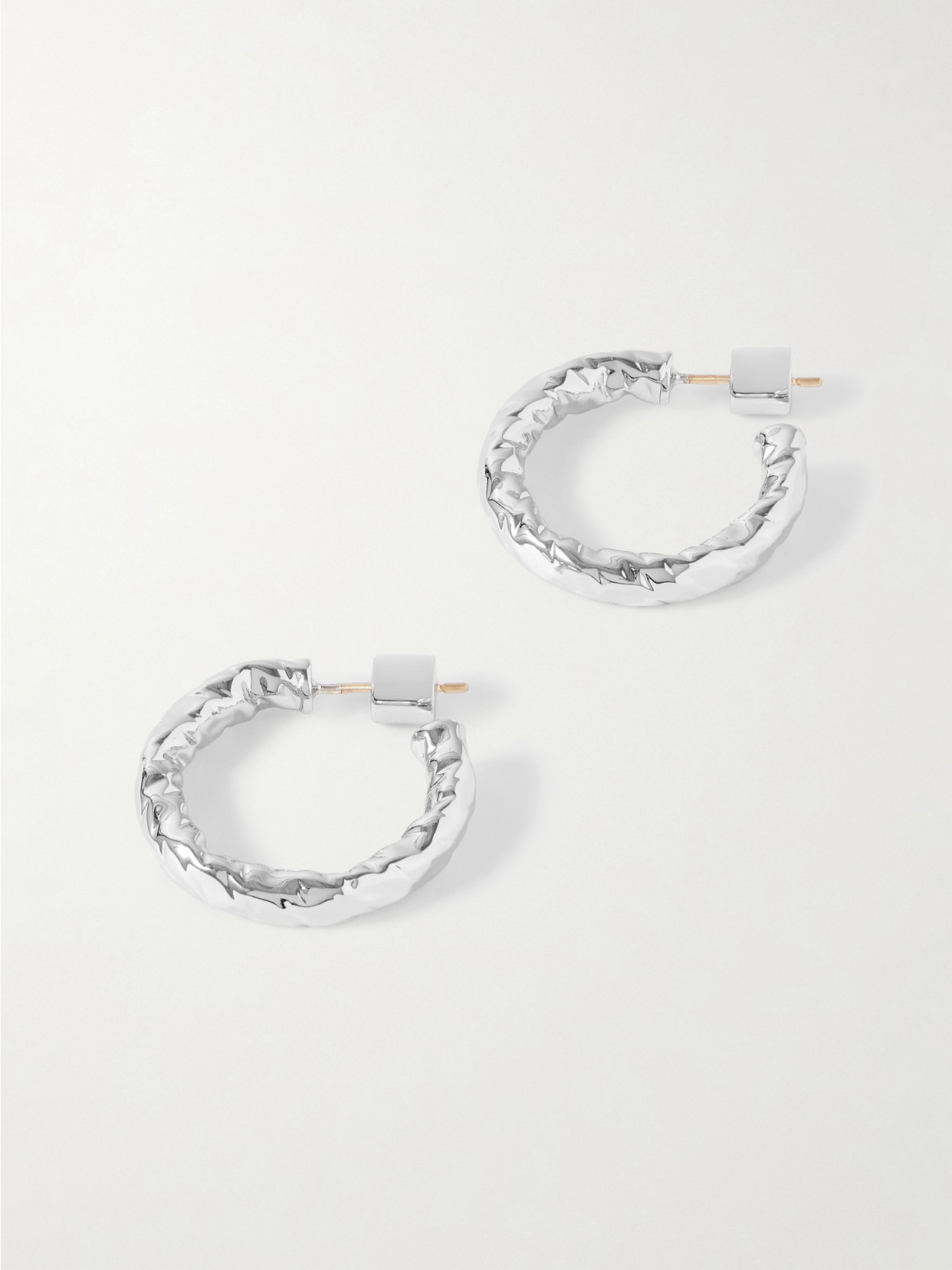 Jennifer Fisher Hailey Silver-plated Hoop Earrings