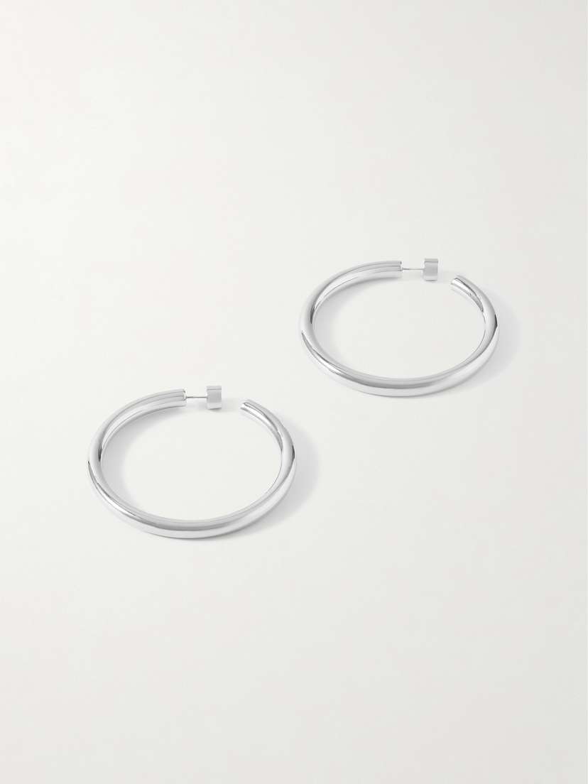 Jennifer Fisher Natasha Silver-plated Hoop Earrings