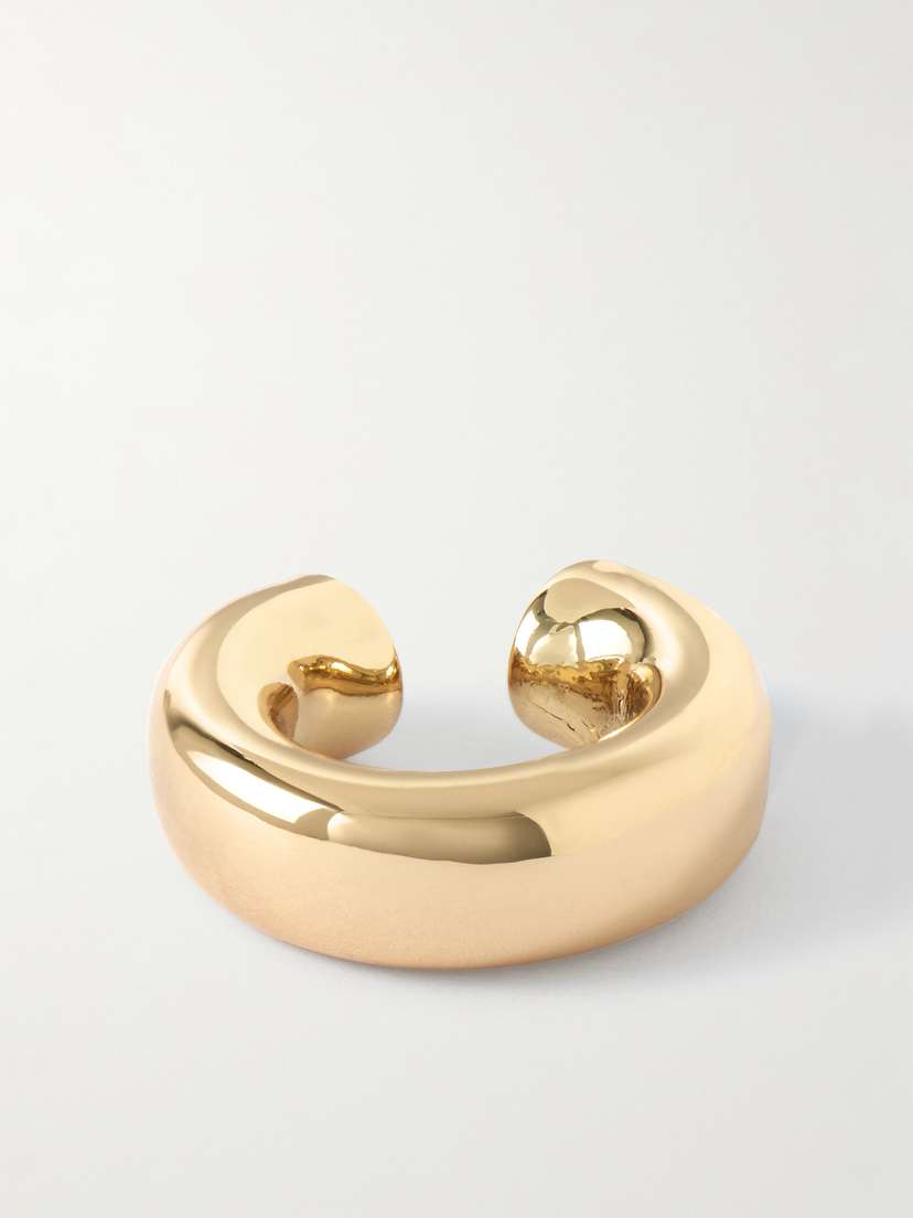 Jennifer Fisher Samira Micro Gold-plated Ear Cuff