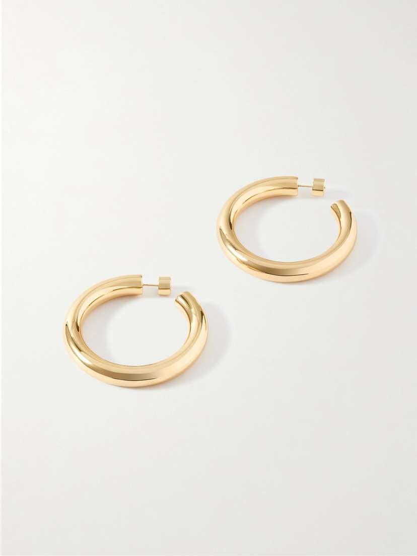 Jennifer Fisher Jamma Baby Gold-plated Hoop Earrings