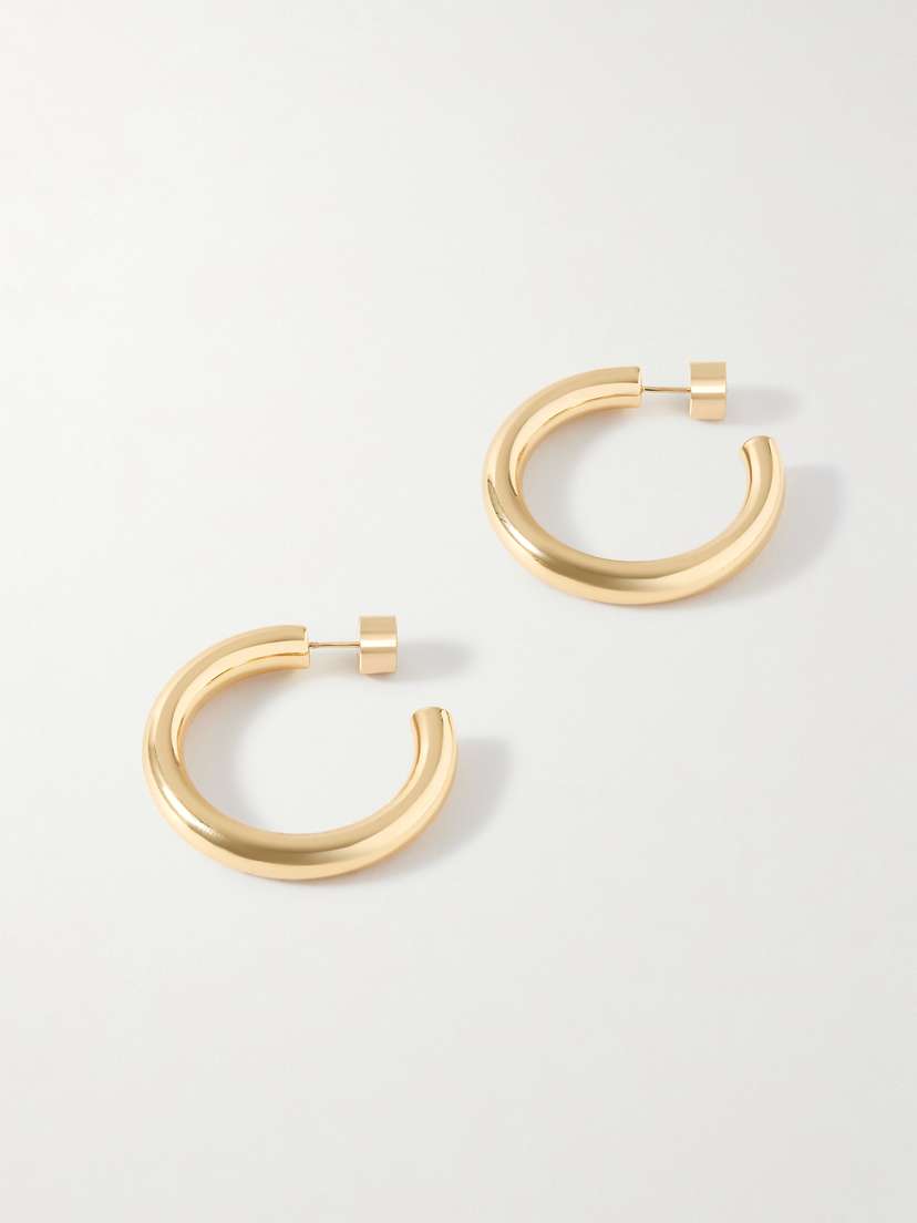 Jennifer Fisher Natasha Mini Gold-plated Hoop Earrings