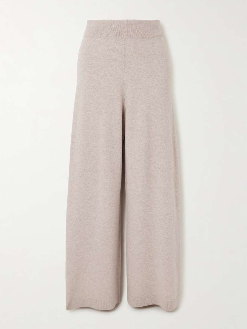 Veronica Beard Jenkins Merino Wool And Cashmere Wide-leg Pants