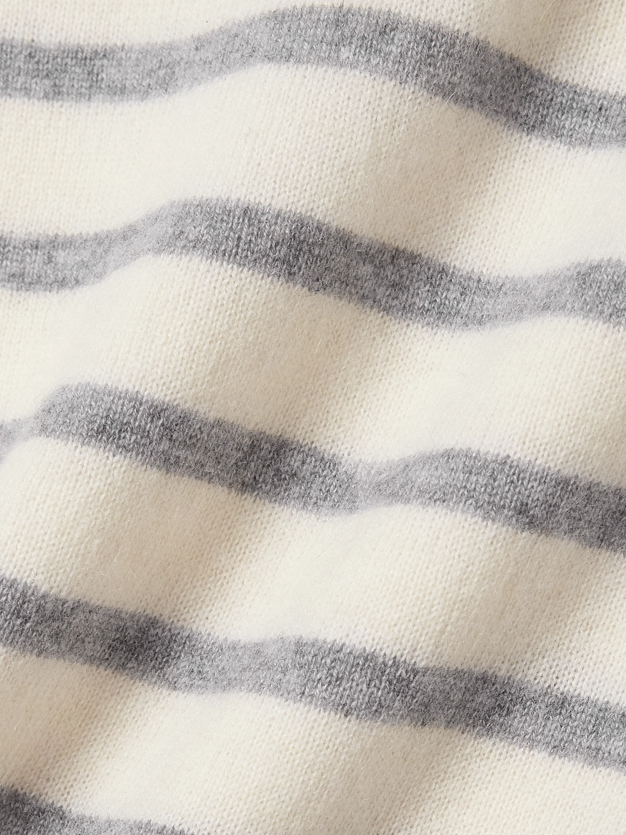 Veronica Beard Brandt Cashmere Polo In Ivory/heather Grey In Ivory