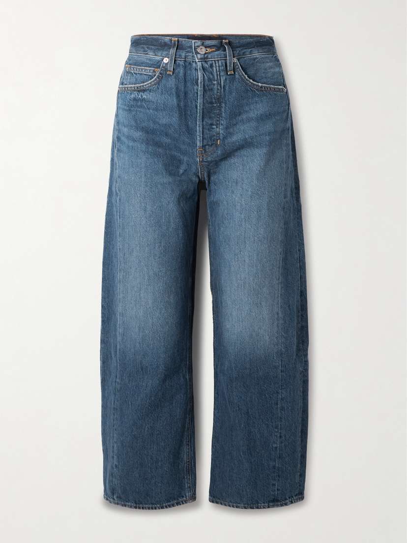 Veronica Beard Ryder High-rise Barrel-leg Jeans