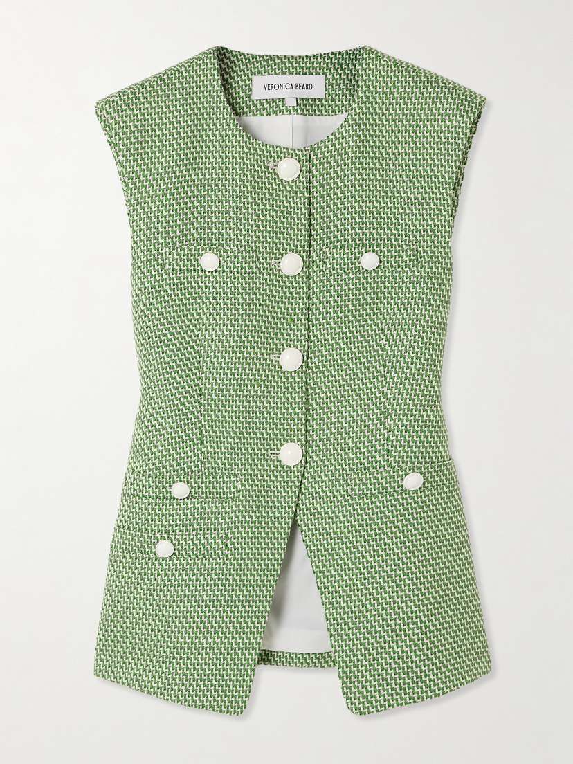 Veronica Beard Tamara Woven Vest