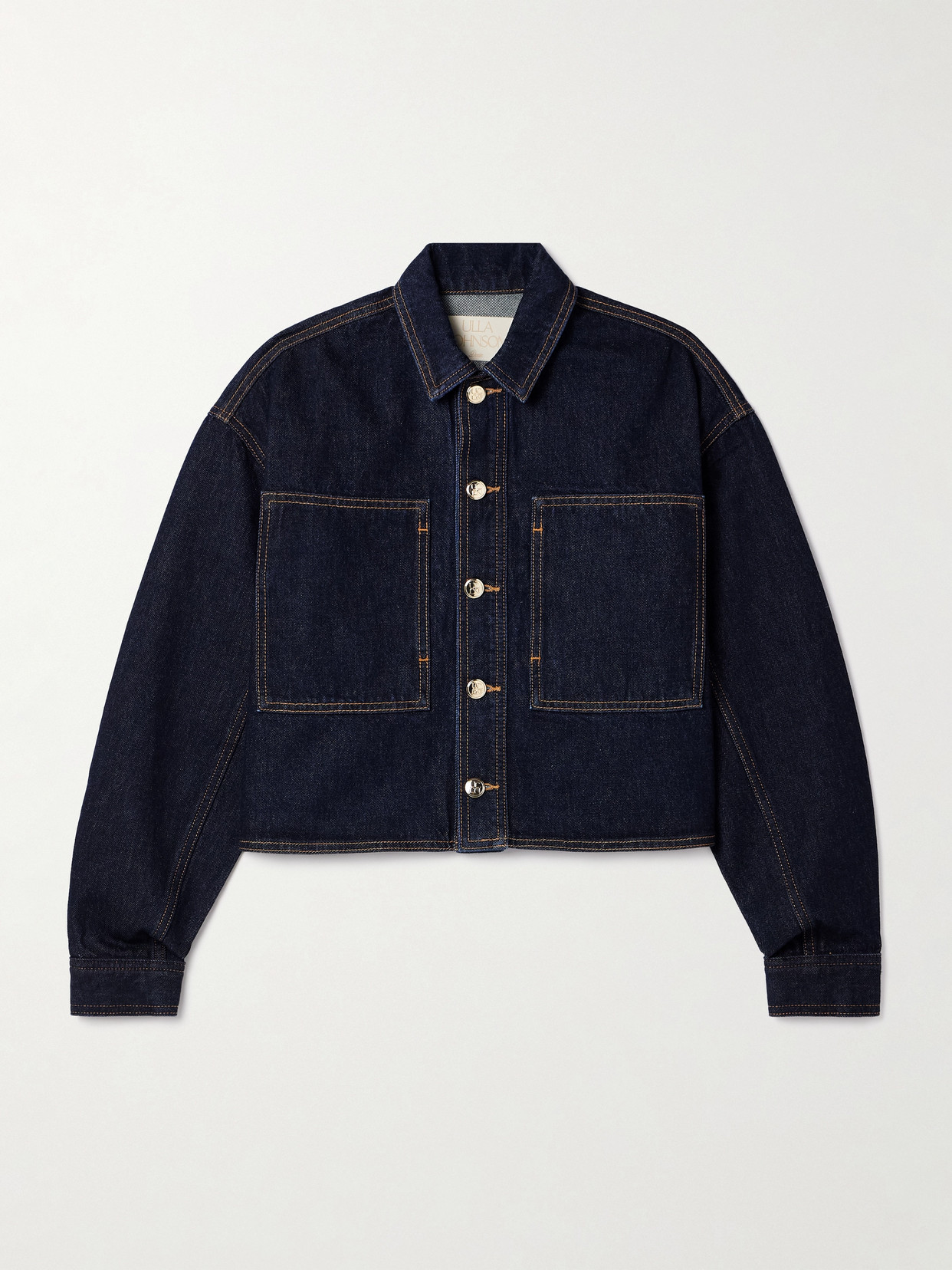 Ulla Johnson The Bobbie Denim Jacket In Blue