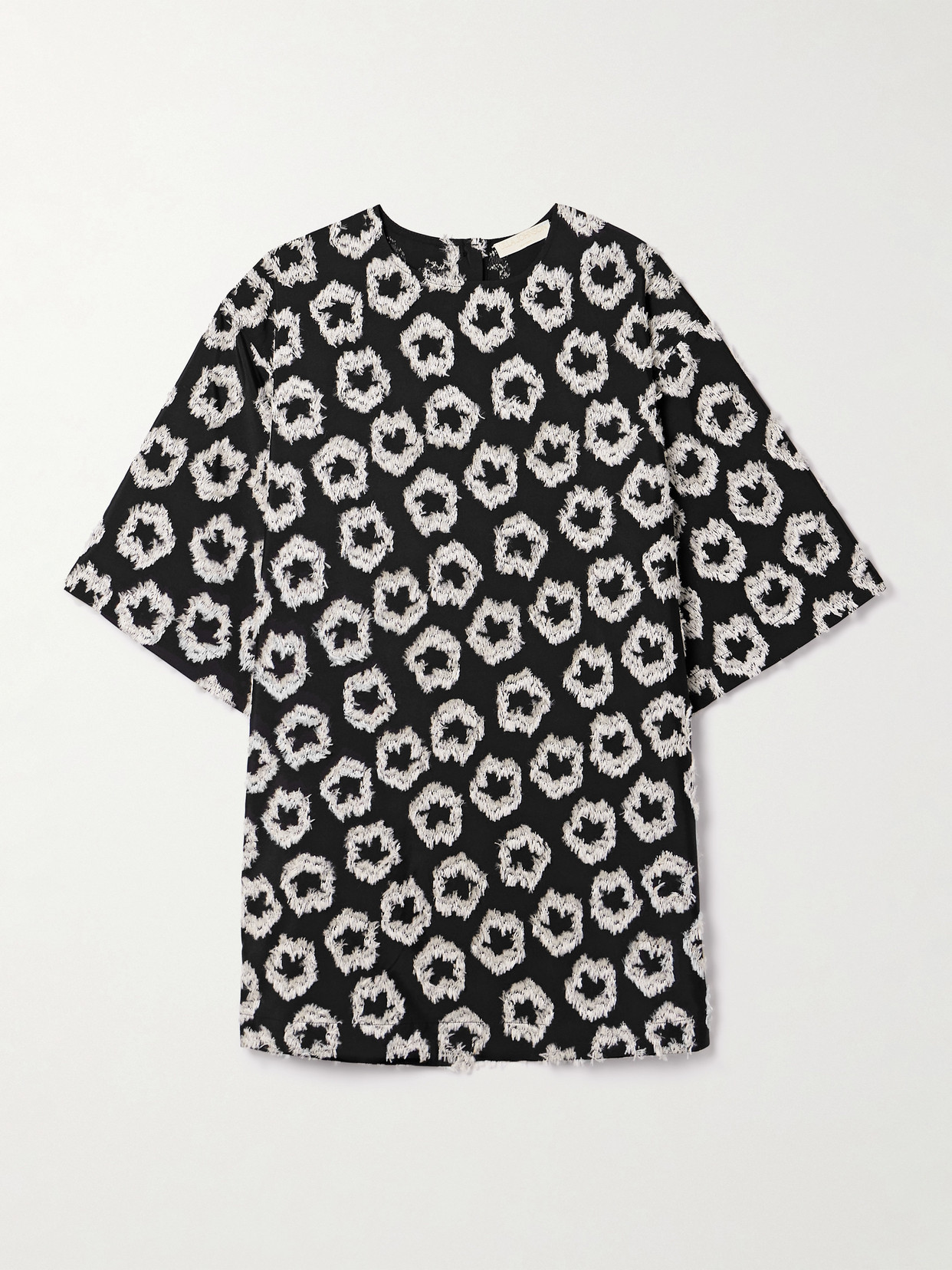 Ulla Johnson Remy Recycled Fil Coupé Faille Tunic In Black