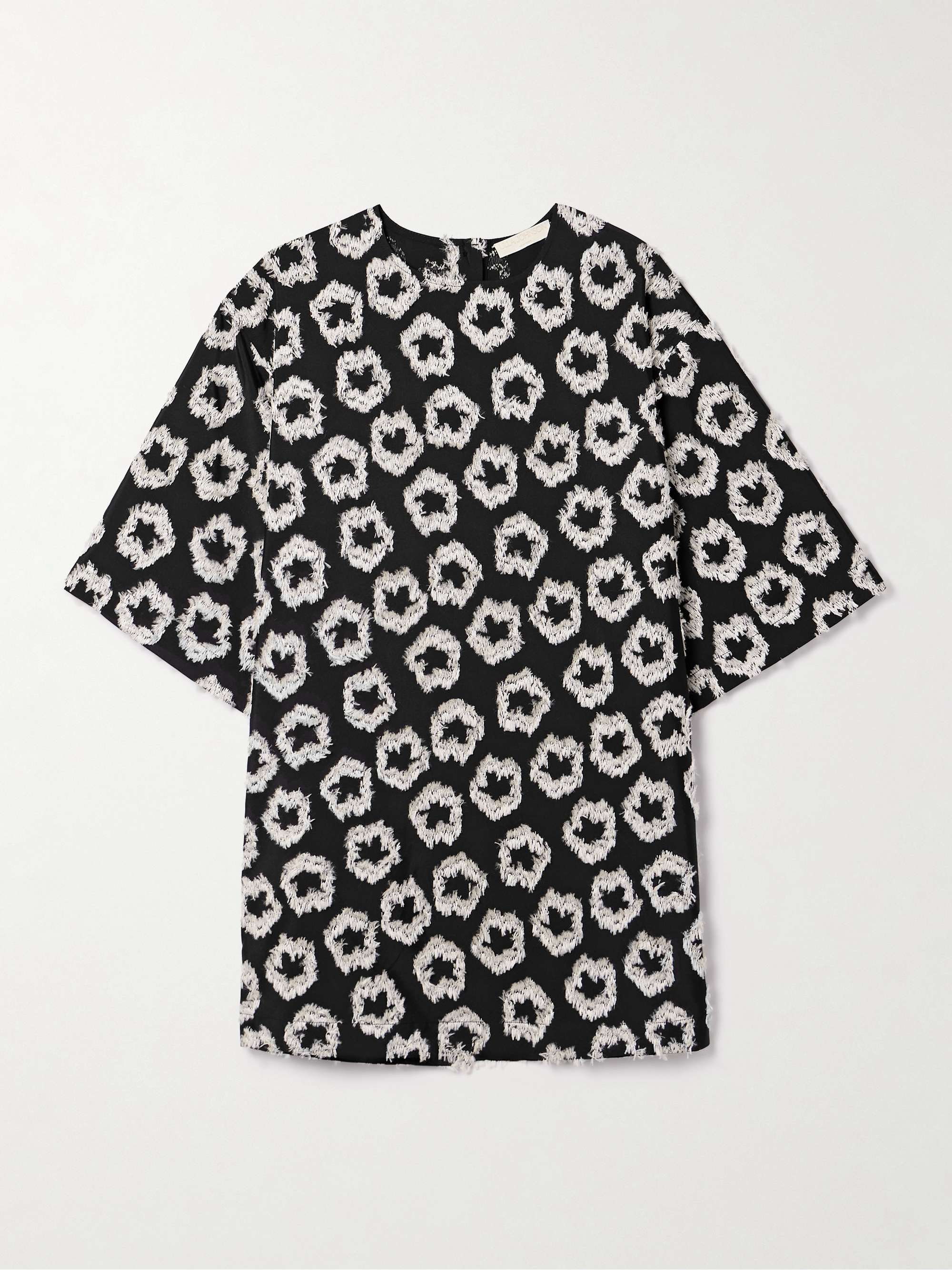 ULLA JOHNSON Remy recycled fil coupé faille tunic | NET-A-PORTER