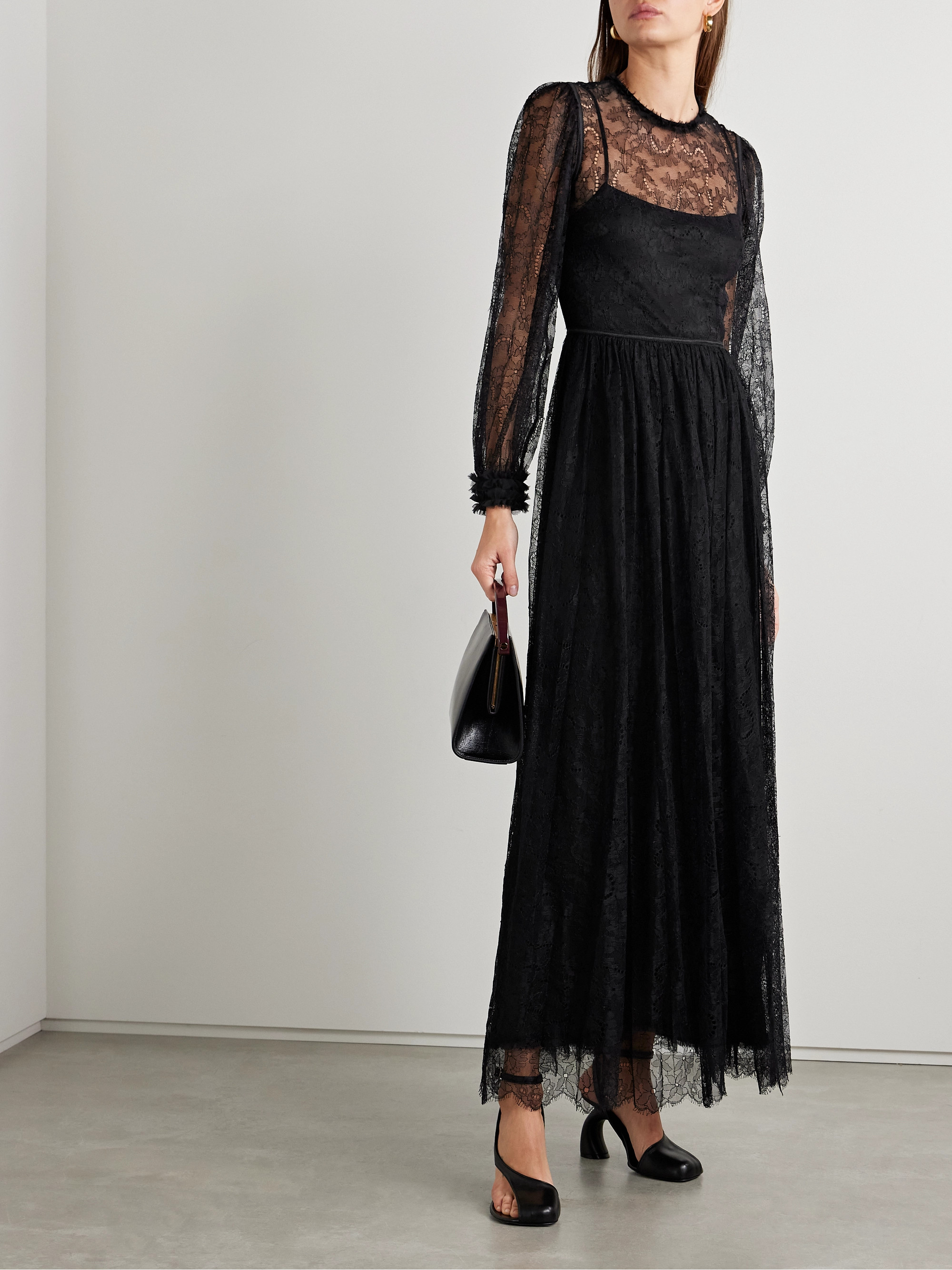 Ulla Johnson Josephine Chantilly lace gown