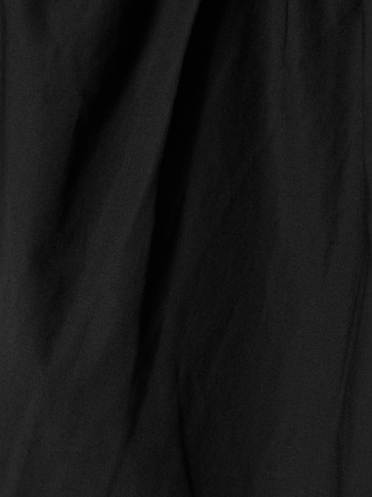 Ulla Johnson Imara Gathered Cotton-poplin Midi Dress In Black
