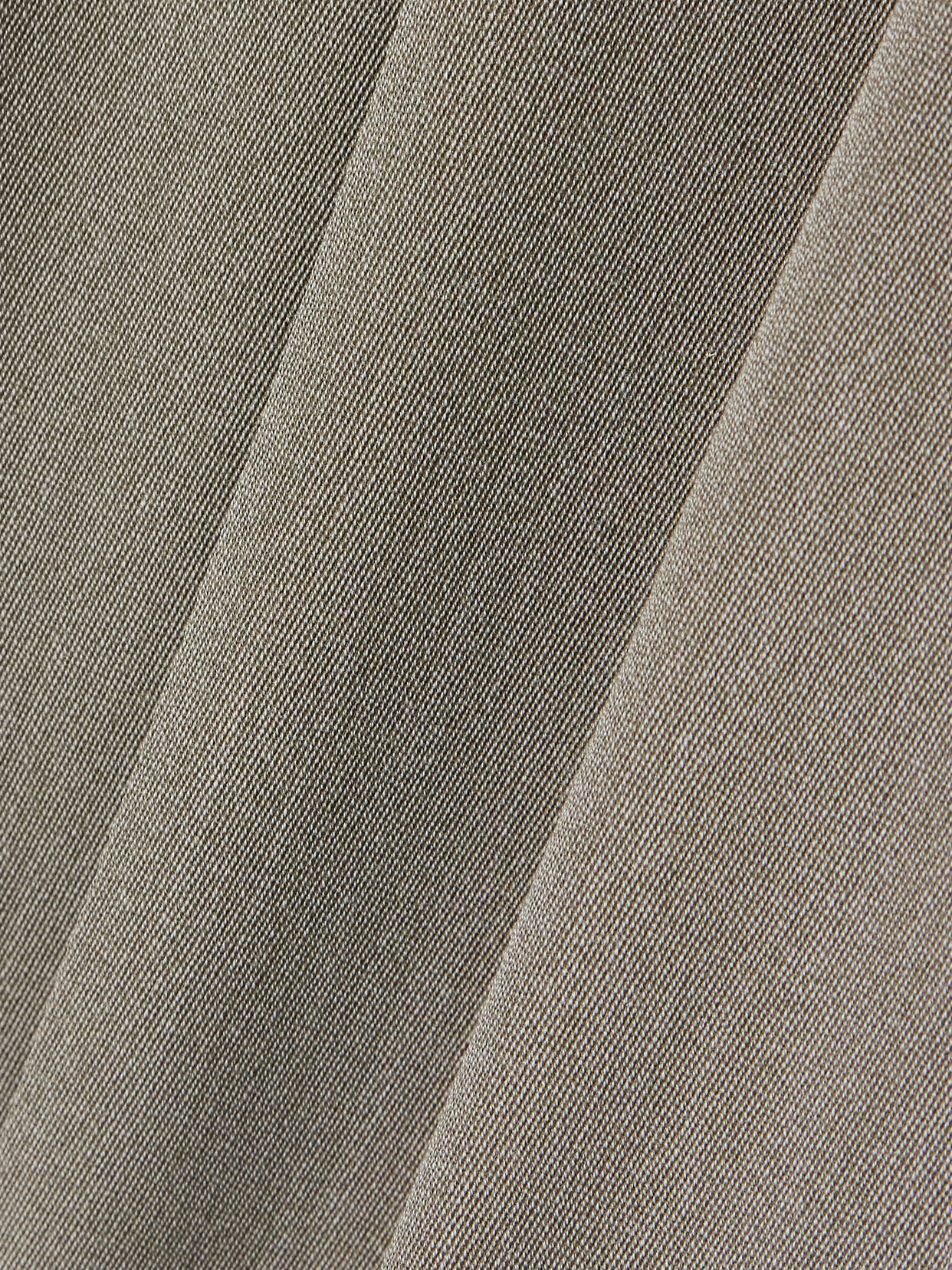Loro Piana Hudson Cropped Pleated Wool Tapered Pants In Gray