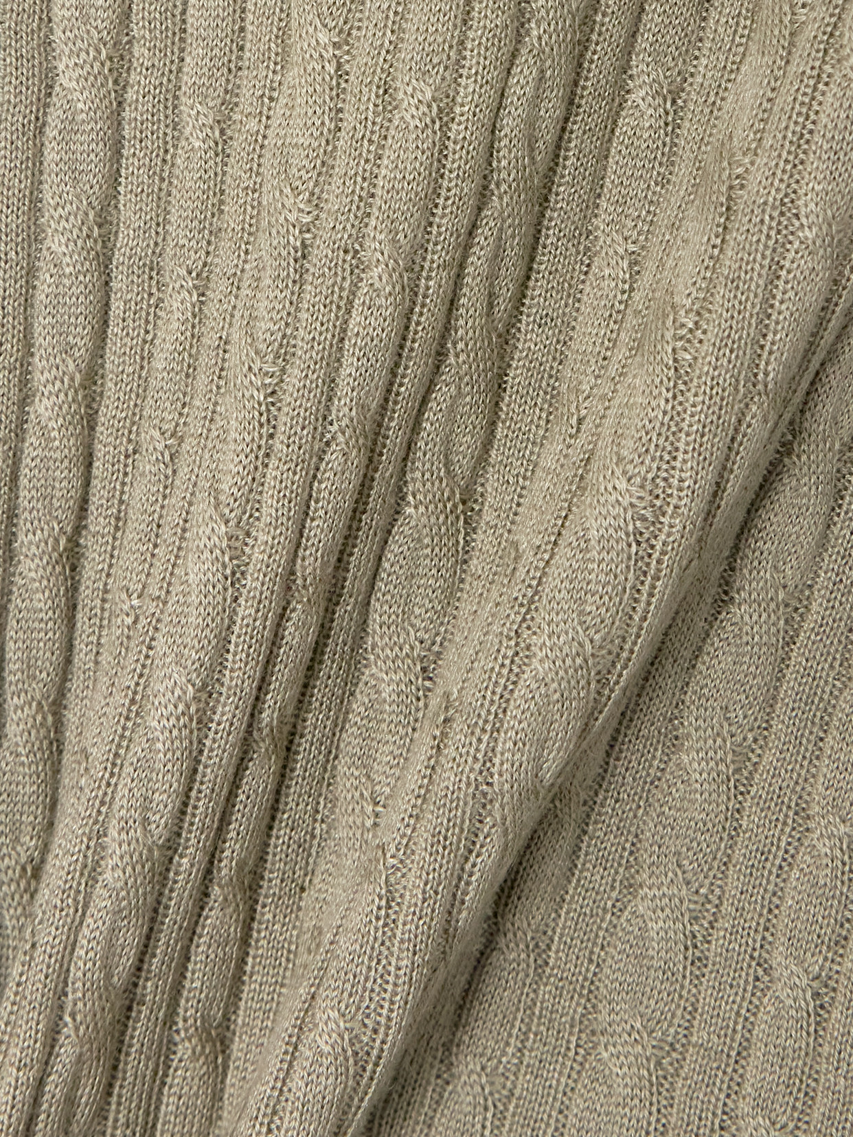 Rimella Cable-Knit Cashmere And Silk-Blend T-Shirt
