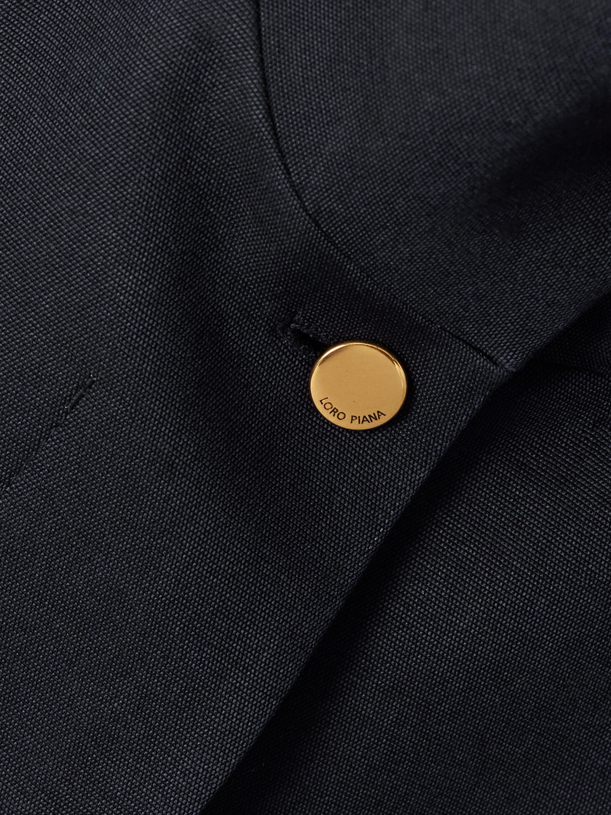 Loro Piana Danny Wool And Silk-blend Coat In Blue