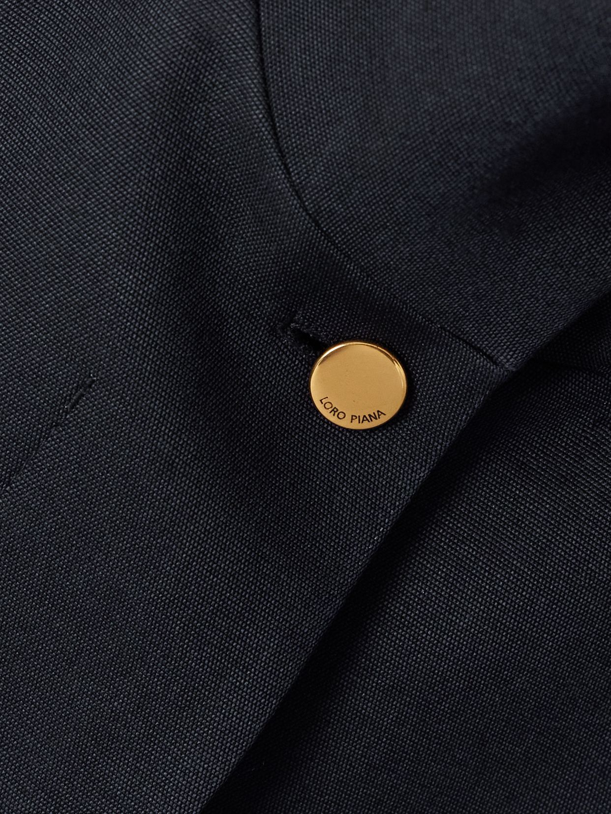 LOROPIANA 다니 울 실크 혼합 코트