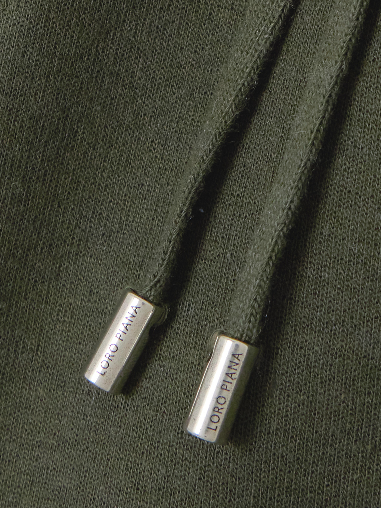 Loro Piana Viera Cotton, Silk And Cashmere-blend Jersey Track Pants In Green