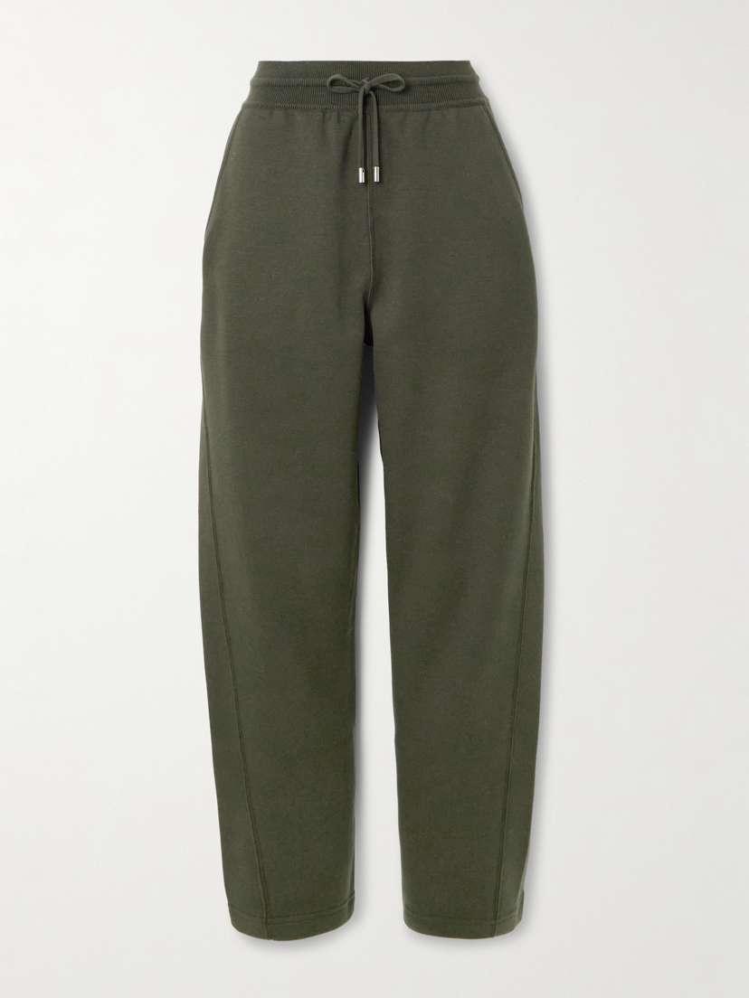 Loro Piana Viera Cotton, Silk And Cashmere-blend Jersey Track Pants