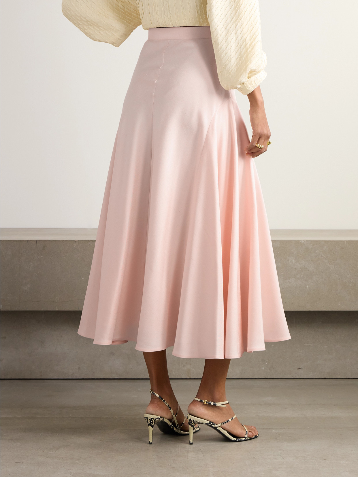 Giustina Paneled Midi