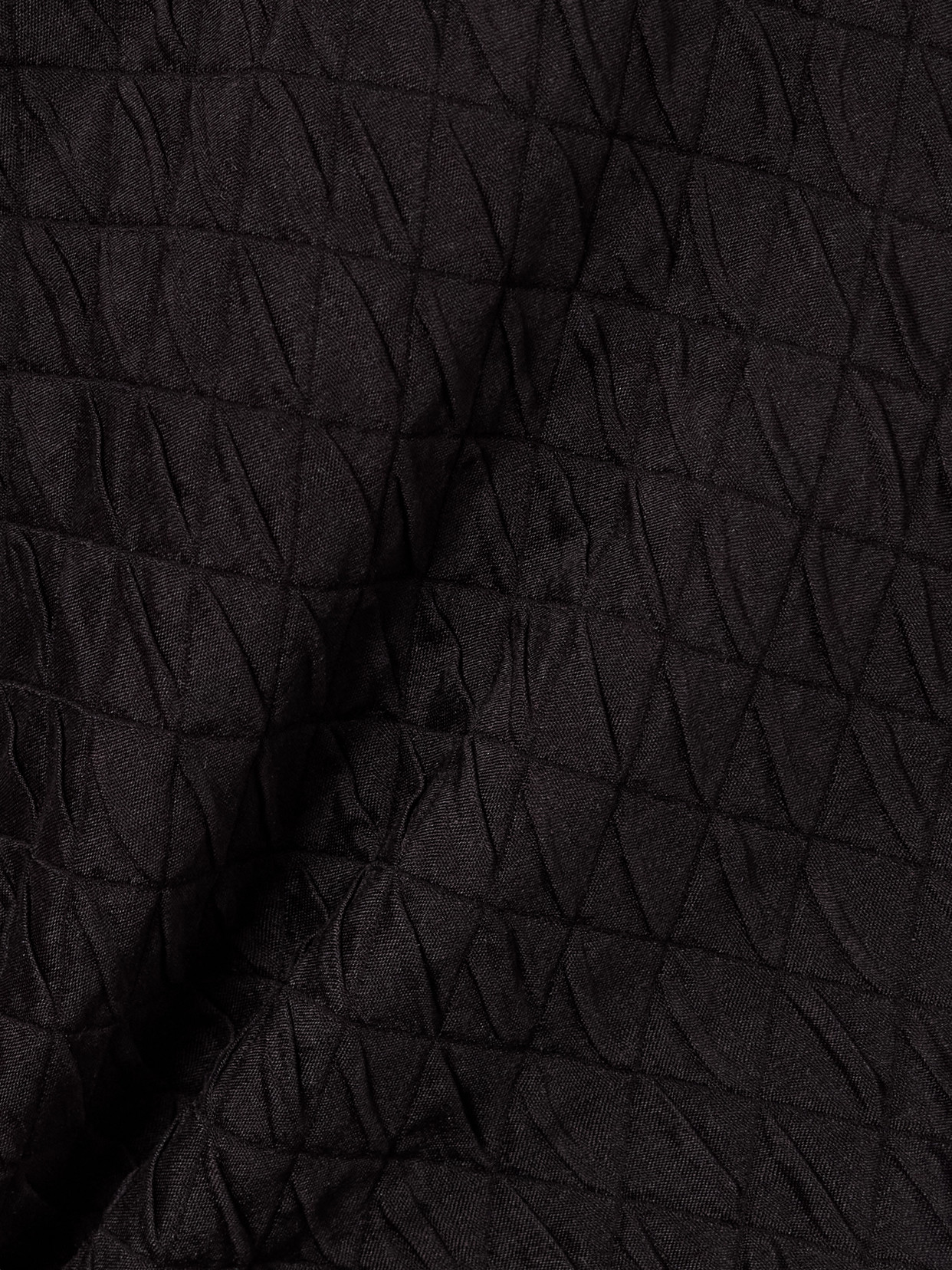 Elise Quilted Silk-Cloqué Midi