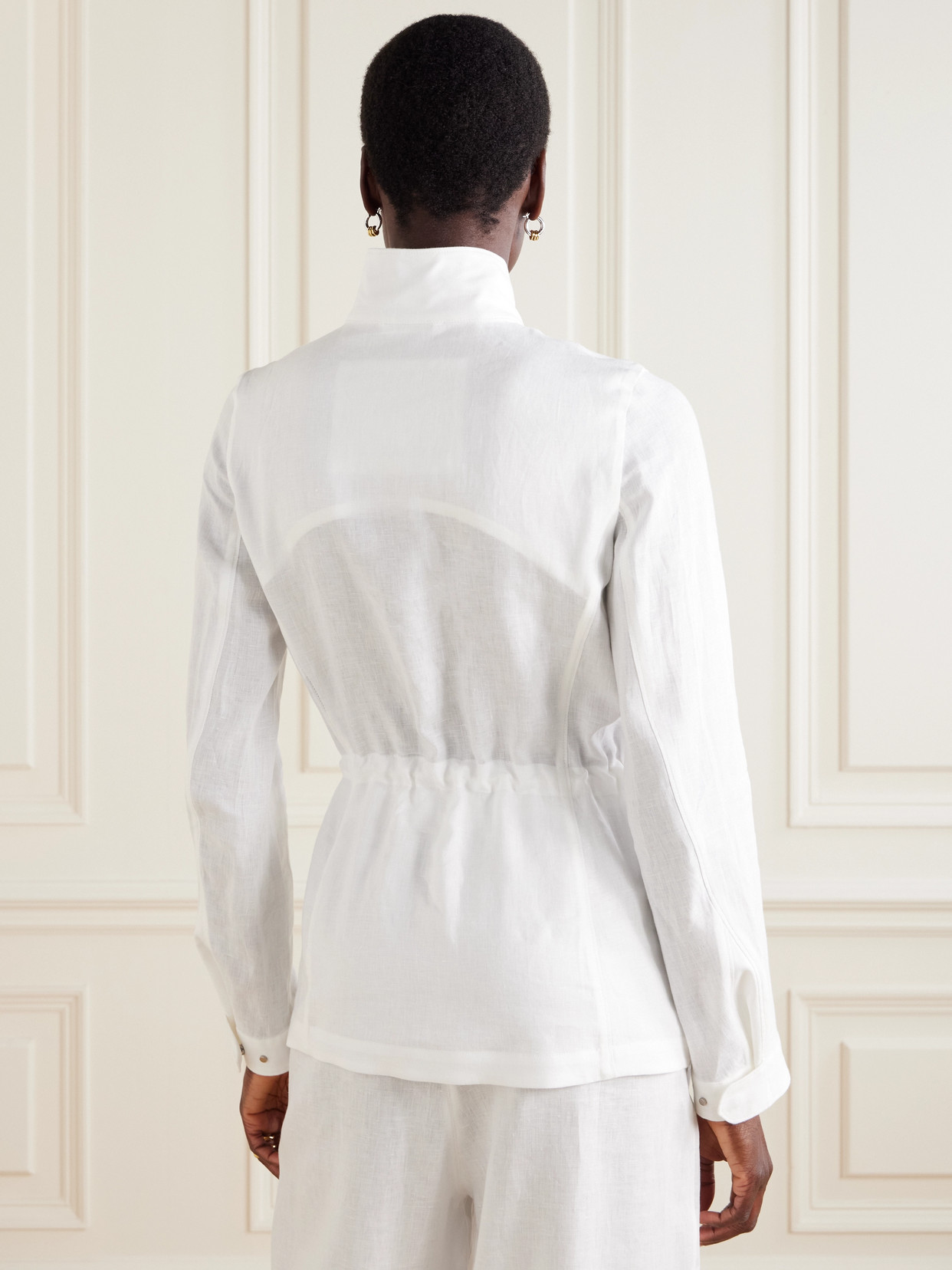Shop Loro Piana Traveller Linen Jacket
