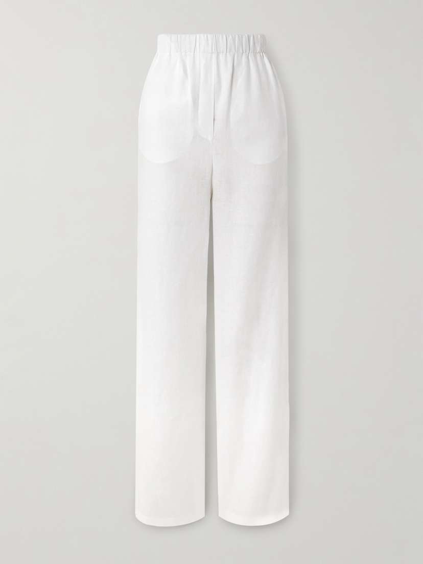 Loro Piana Valerio Linen Wide-leg Pants