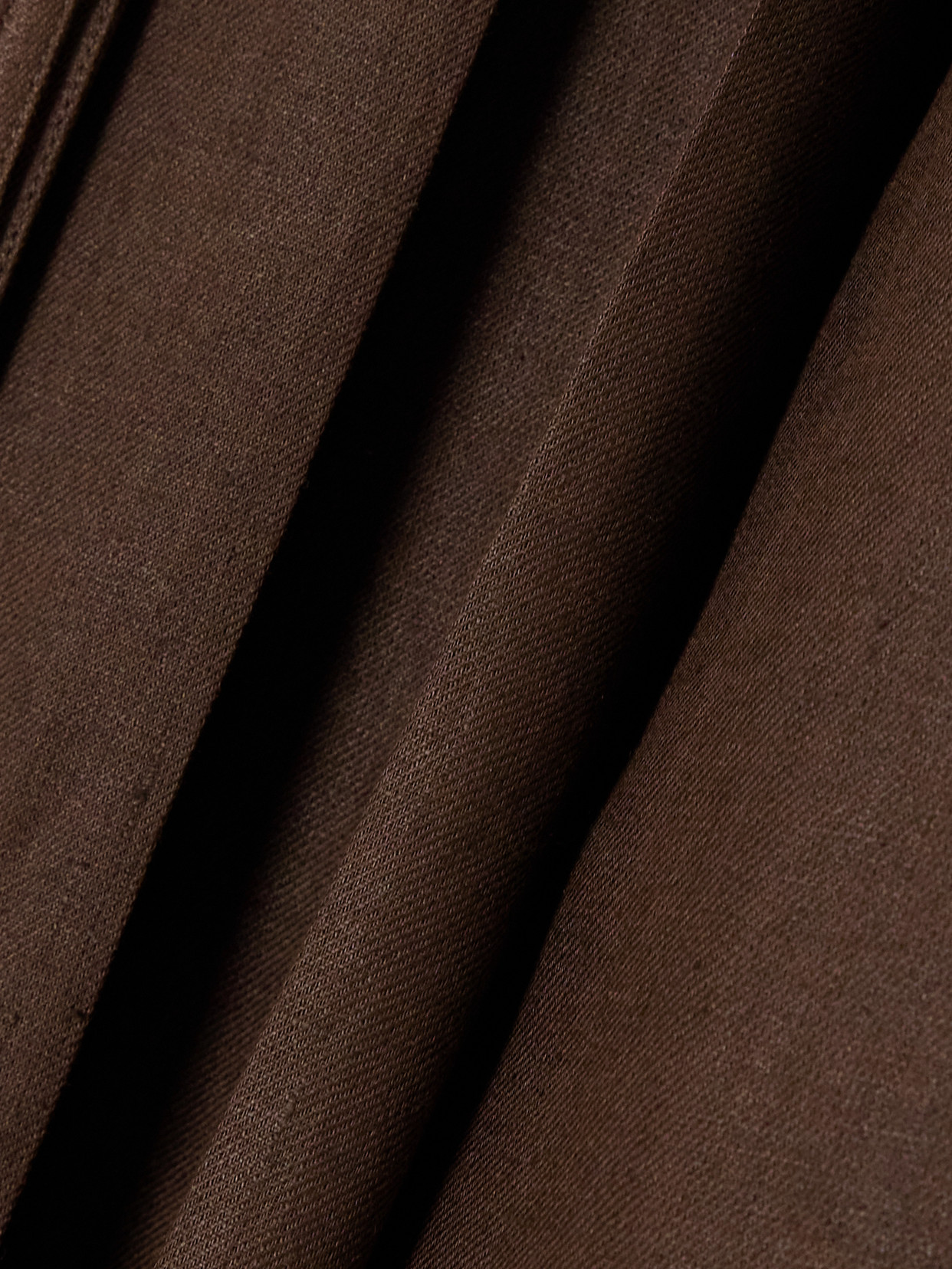 Loro Piana Yasmina Belted Pleated Linen-twill Wrap Skirt
