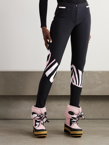 Pucci Paneled printed stretch-shell ski pants