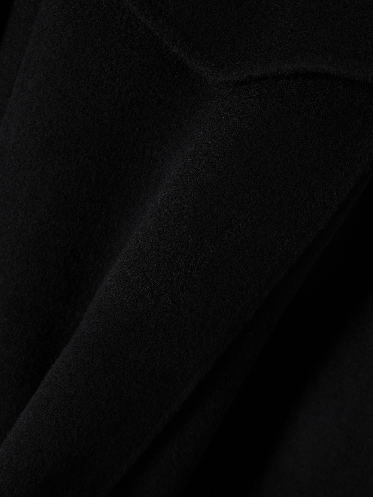 Another Tomorrow Wool Jacket In Black