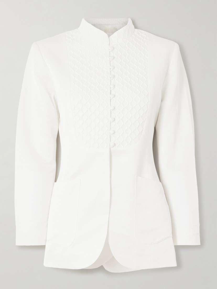 DESTREE Jenny Textured-satin Jacket