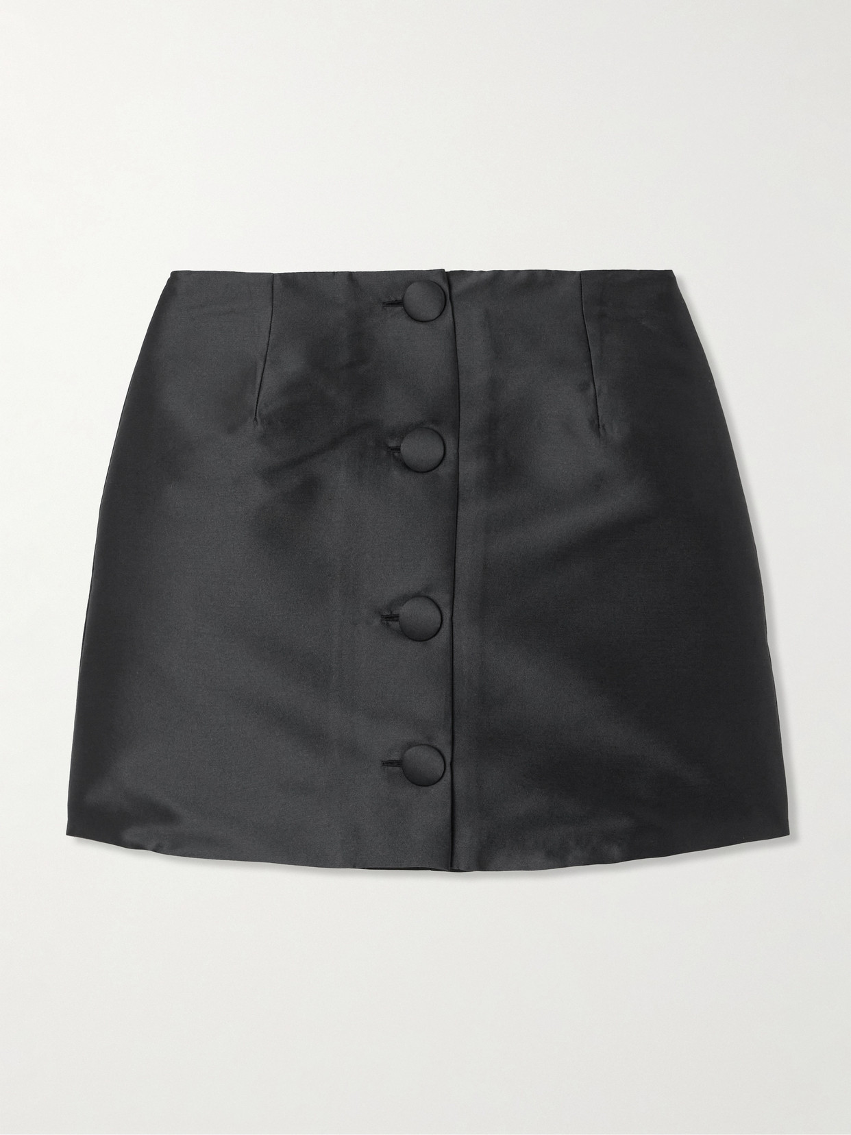 D'estree Lucio Button-up Skirt In Black