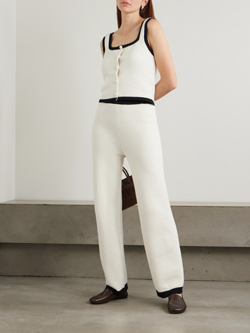 Destree Eileen cotton straight-leg pants