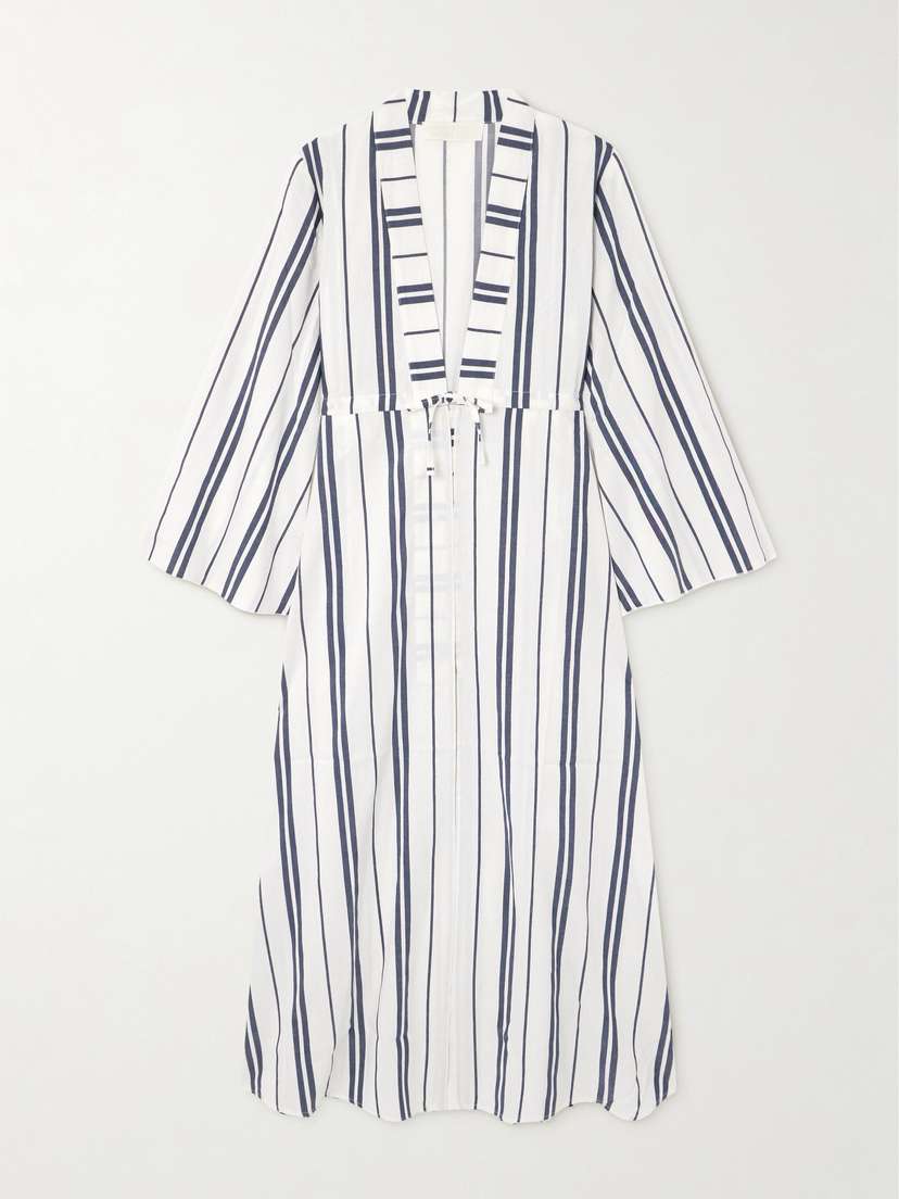 DESTREE Otani Striped Woven Coverup