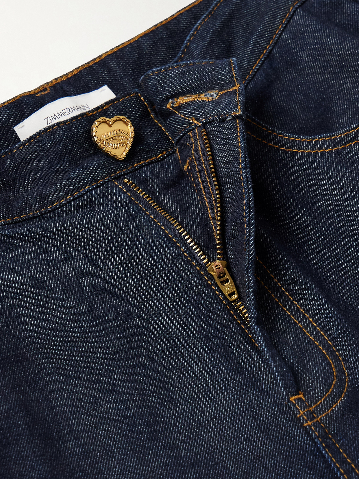 Zimmermann Illuminate Relaxed Flare Jean In Blue