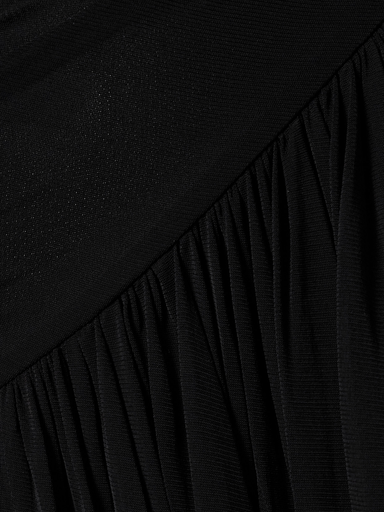 Zimmermann Crush Off-the-shoulder Tie-detailed Gathered Stretch-mesh Maxi Dress In Black