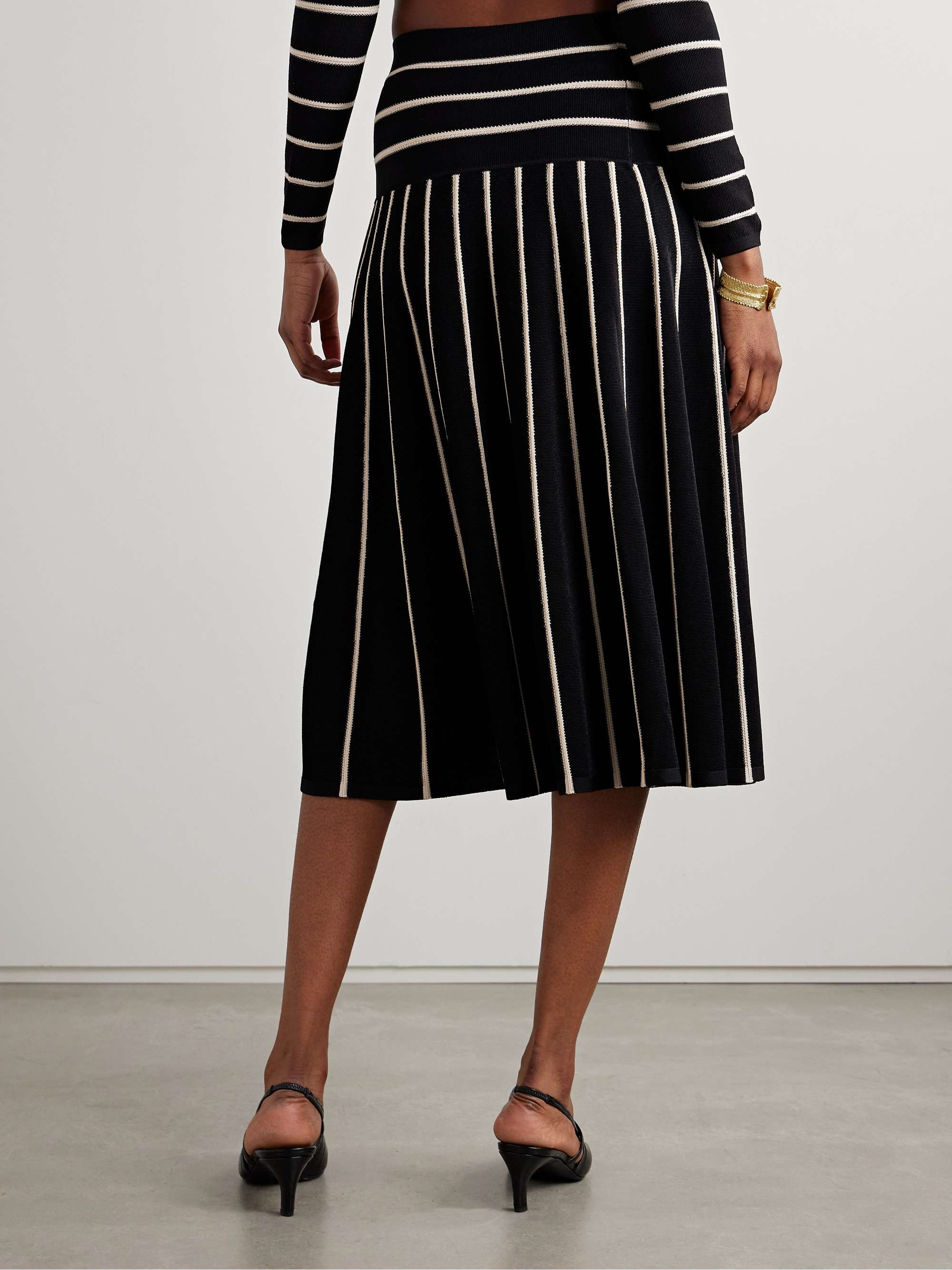 Zimmermann black midi skirt clearance