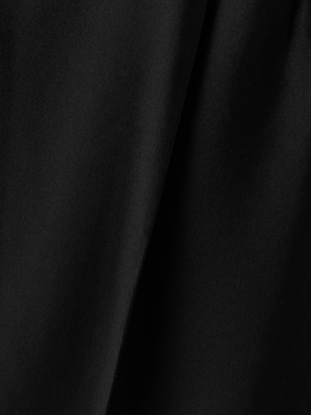 Zimmermann Pleated Silk And Wool-blend Twill Wide-leg Pants In Black