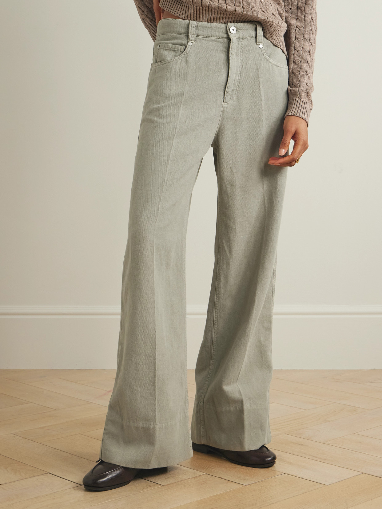 High-Rise Wide- Leg