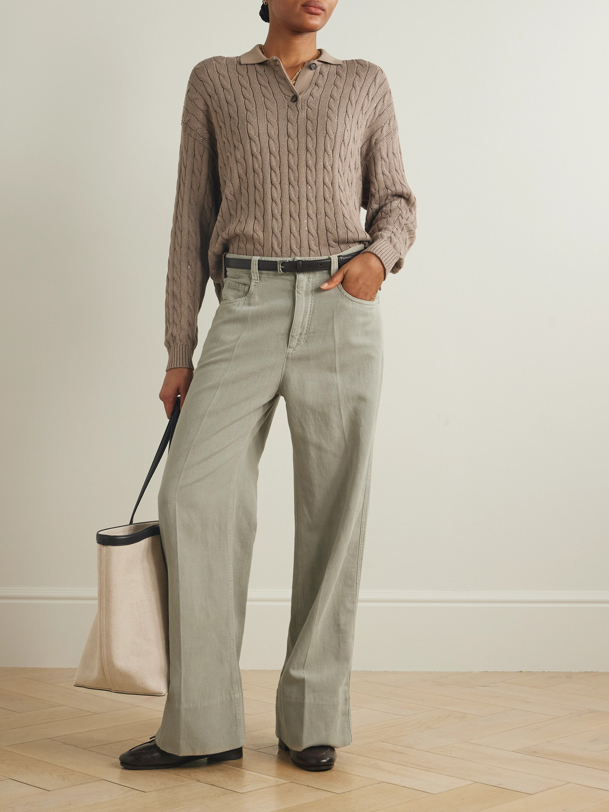 High-Rise Wide- Leg