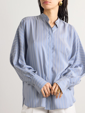 Brunello Cucinelli Striped silk shirt