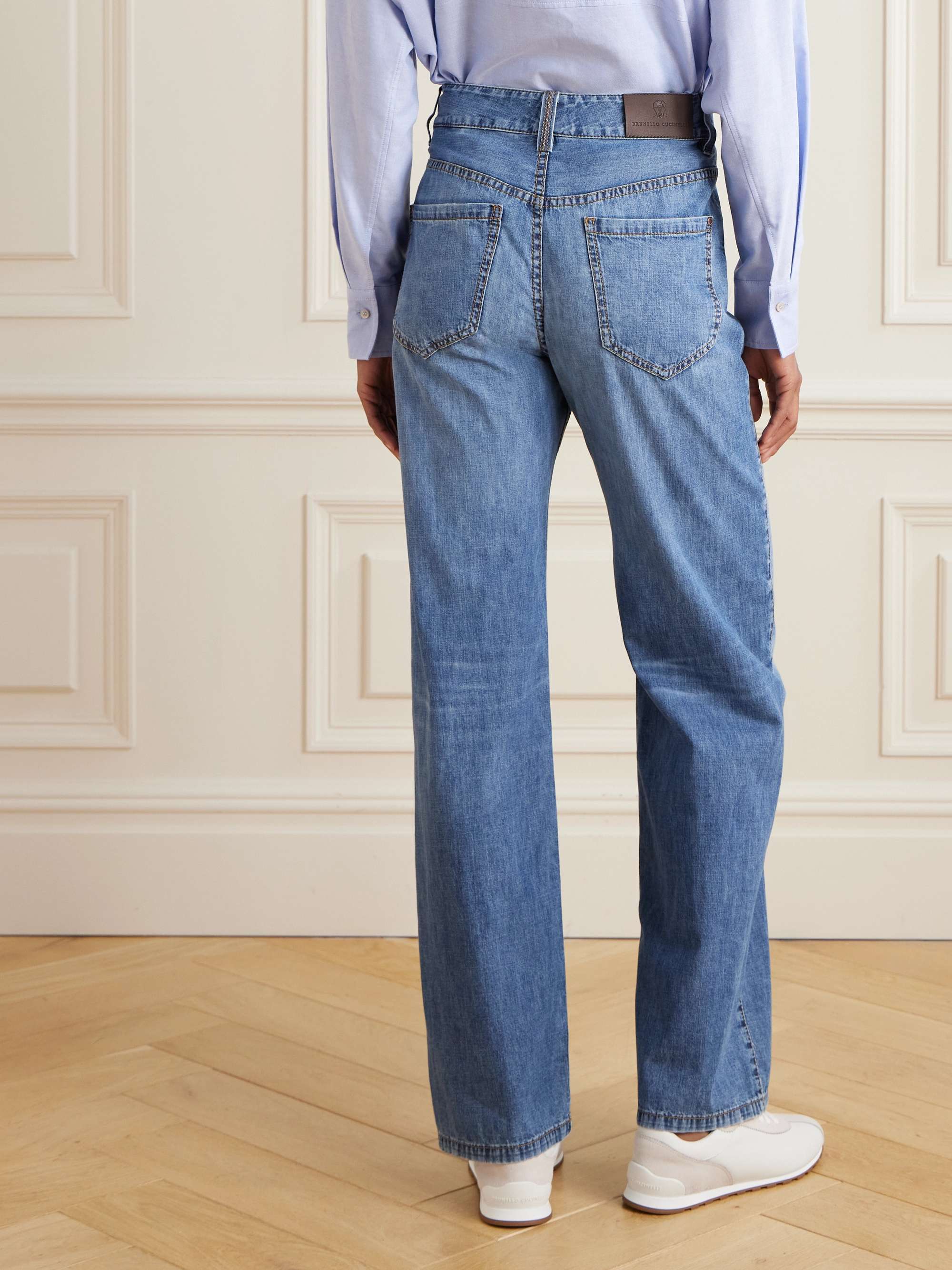 BRUNELLO CUCINELLI High-rise wide-leg jeans | NET-A-PORTER BRUNELLO CUCINELLI High-rise wide-leg jeans | NET-A-PORTER