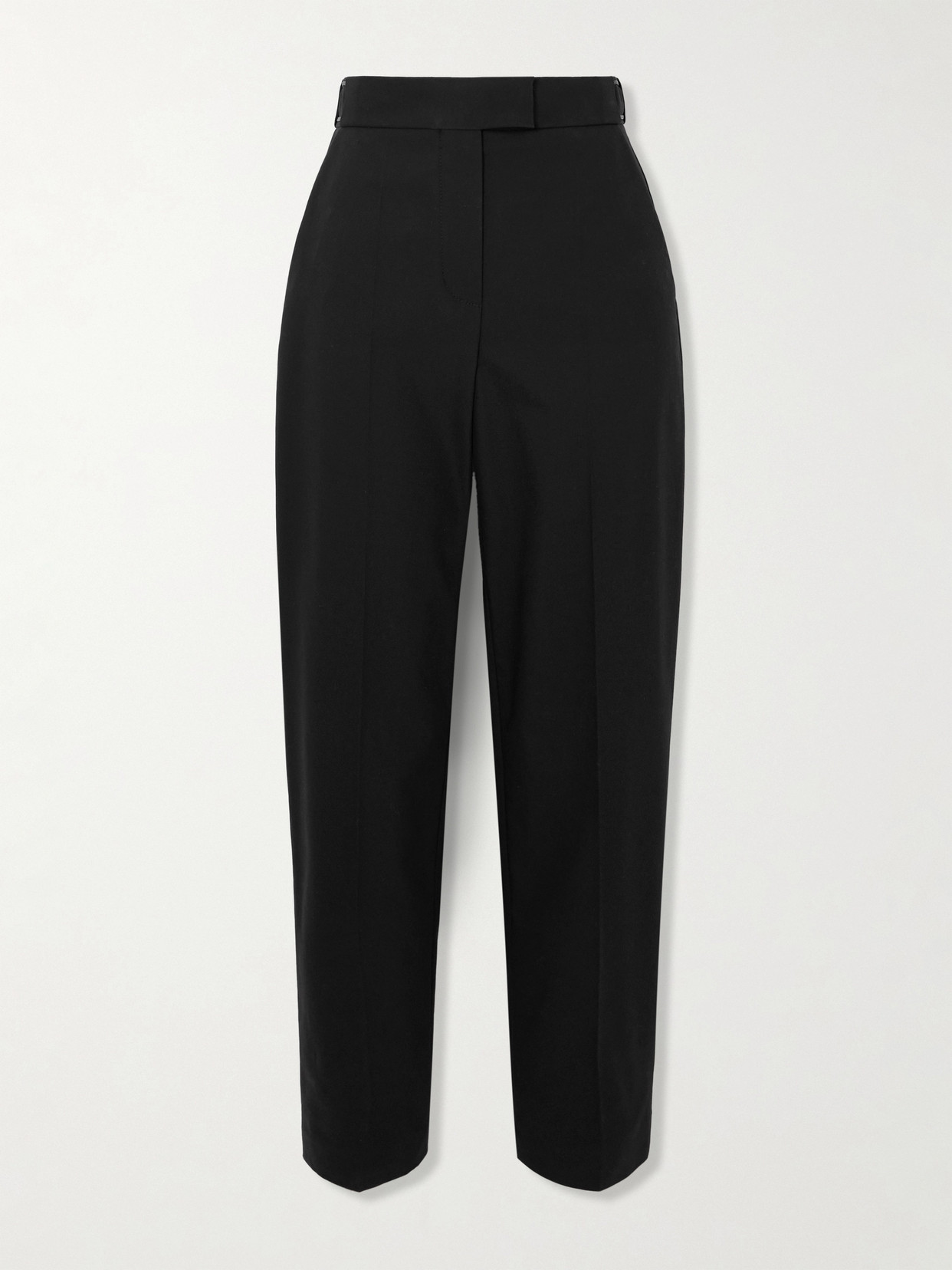 Brunello Cucinelli Cotton-blend Twill Tapered Pants In Black