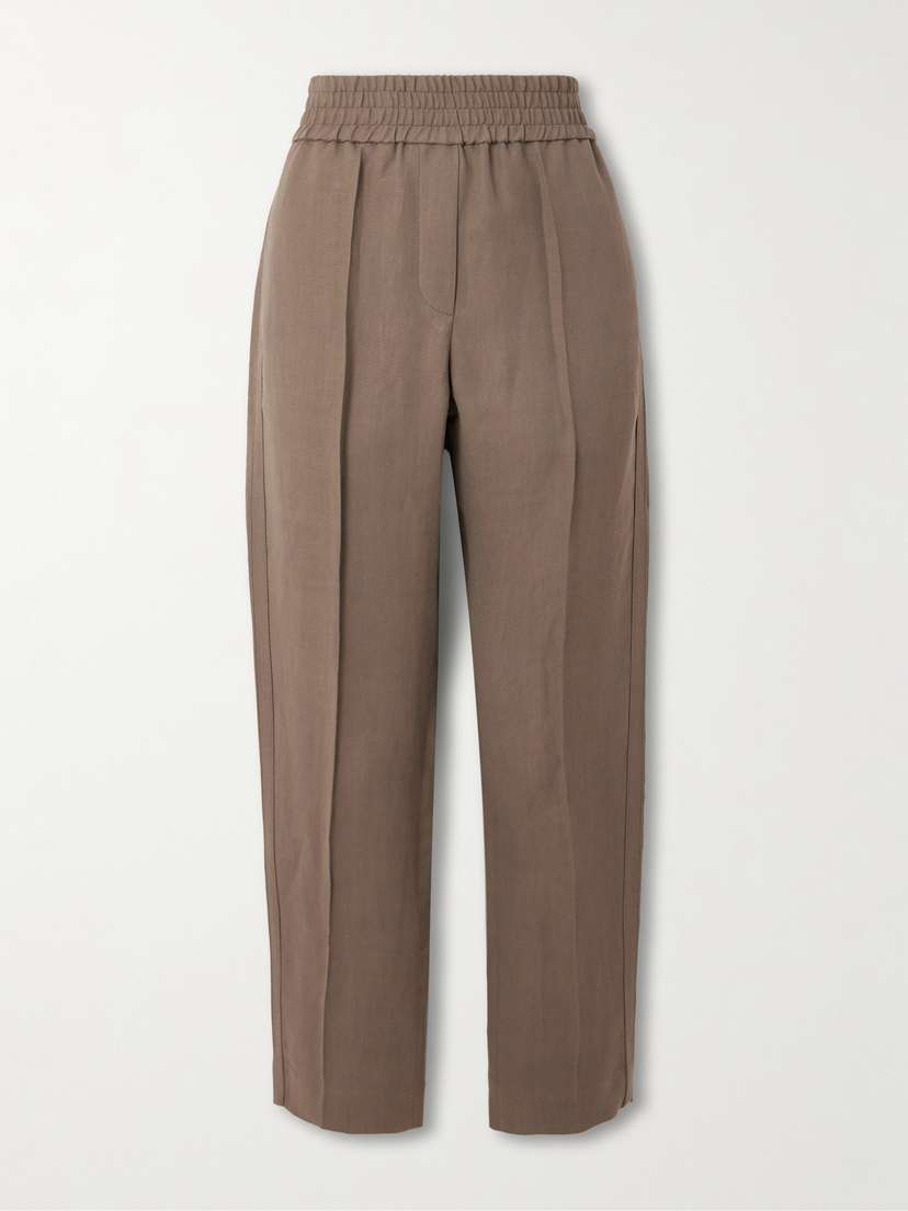 Brunello Cucinelli Woven Tapered Pants